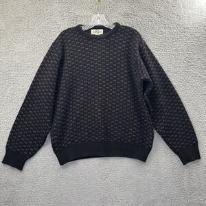 Vintage Jantzen Acrylic Sweater Grandpacore Preppy Academia Retro 90s Men Medium